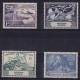 MALVINAS 1949 Yv 97/100 SERIE COMPLETA DE ESTAMPILLAS NUEVAS MINT 10 € BARCOS AVIONES